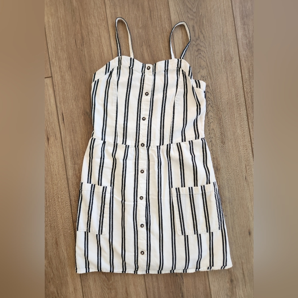 Abercrombie Kids Textured White Dress